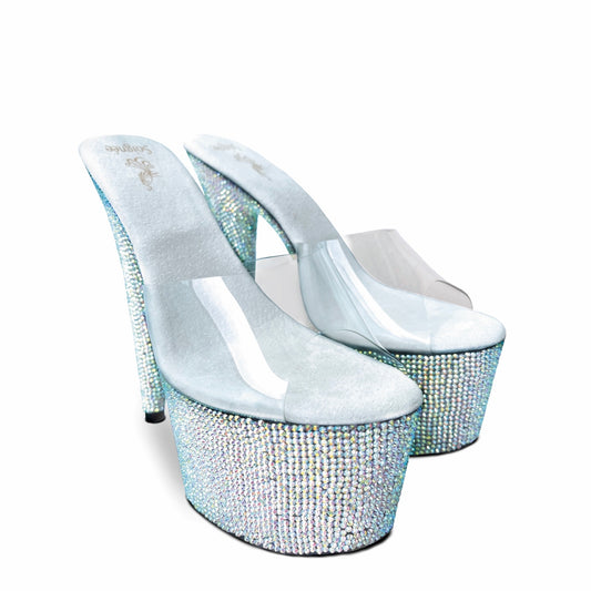 CLEAR DIAMOND SHOES